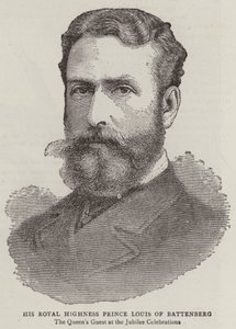 Su Alteza Real el Príncipe Luis de Battenberg de English School