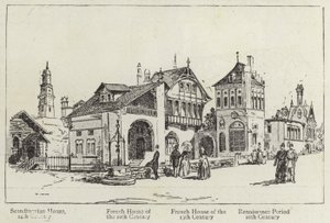 Historia de las viviendas humanas en la Exposición de París de English School