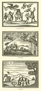 Duendes, brujas, hadas (xilografía)