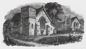 Iglesia de Hogston (grabado) de English School