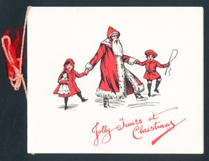 Tomados de la mano con Santa de English School
