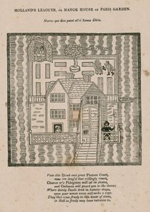 Hollands Leaguer o Manor House de Paris Garden, Londres de English School