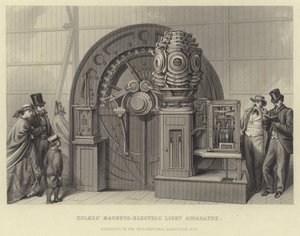 Aparato de luz electromagnética de Holmes de English School