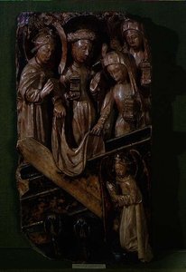Mujeres santas en el sepulcro
