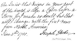Honorable Coronel Joseph Yorke