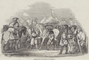 Carreras de caballos en el reinado de Carlos II de English School