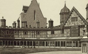 Claustros de la Herradura, Castillo de Windsor (litografía)