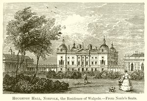 Houghton Hall, Norfolk, la Residencia de Walpole de English School