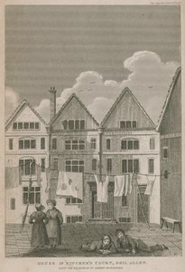 Casa en Pitchers Court, Bell Alley, antigua residencia de Robert Bloomfield