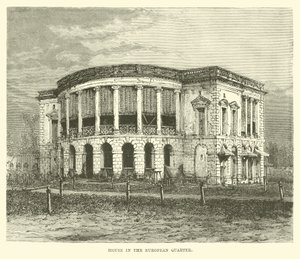 Casa en el Barrio Europeo, Calcuta, India de English School