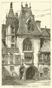 Casa de Jacques Coeur, Bourges (grabado)