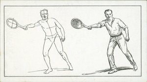 Cómo dibujar: Figura jugando al tenis (litografía)