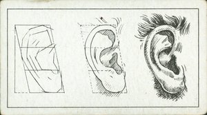 Cómo dibujar: La oreja (litografía)