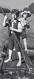 Huckleberry Finn y Tom Sawyer