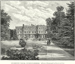 Hughenden Manor, Buckinghamshire (grabado) de English School