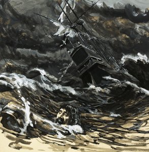 Hugo Grocio se vio obligado a nadar hasta la costa tras el naufragio de su barco