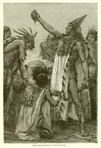 Sacrificio humano a Quetzalcóatl de English School