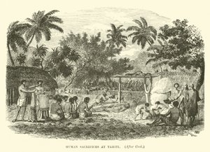 Sacrificios humanos en Tahití, después de Cook de English School