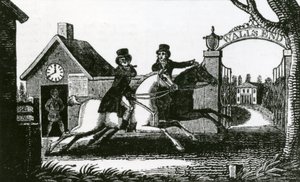 Cazando navajas o afeitado fácil a caballo si es necesario de English School