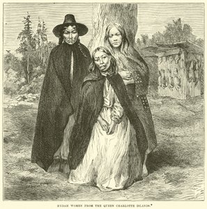 Mujeres Hydah de las Islas de la Reina Carlota de English School