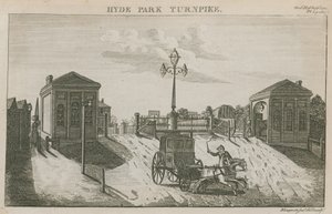 Peaje de Hyde Park, Hyde Park Corner, Londres de English School