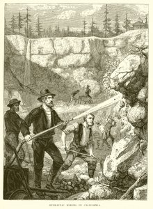 Minería hidráulica en California de English School