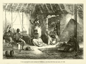Estaba oprimido por tanta amabilidad inesperada (grabado) de English School