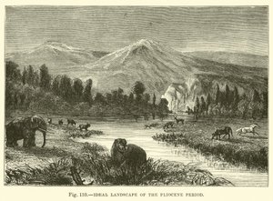 Paisaje Ideal del Período Plioceno de English School