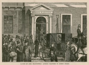 Enfermedad de Lord Beaconsfield: Inquietos inquiridores en Curzon Street, Londres de English School
