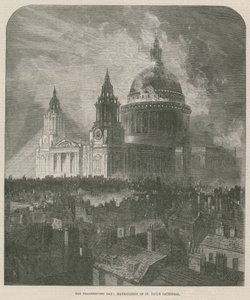 Iluminación de la Catedral de San Pablo de English School
