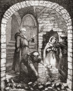 Ilustración después de George Cruikshank para 