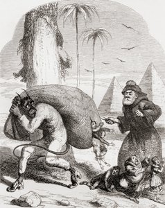 Ilustración después de George Cruikshank para el poema 