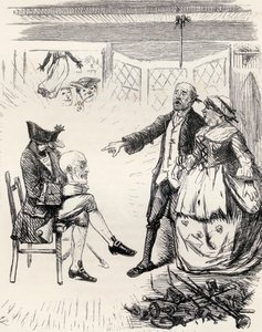 Ilustración después de J. Leech para el poema 