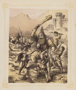 Ilustración para El progreso del peregrino de Bunyan (litografía) de English School