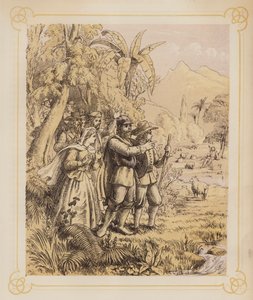 Ilustración para El progreso del peregrino de Bunyan (litografía)