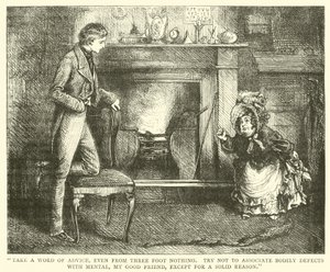 Ilustración para David Copperfield (grabado) de English School