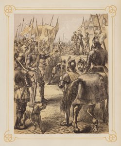 Ilustración para Guerra Santa de John Bunyan (litografía) de English School