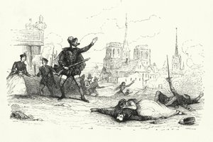 Ilustración para Los Hugonotes de Giacomo Meyerbeer (grabado) de English School