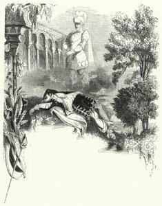 Ilustración para la ópera Don Giovanni de Mozart de English School