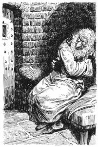 Ilustración para Oliver Twist de Charles Dickens de English School
