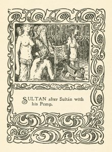 Ilustración para Rubaiyat de Omar Khayyam