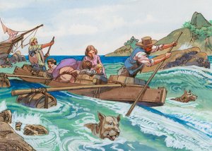 Ilustración para Robinson Suizo de English School