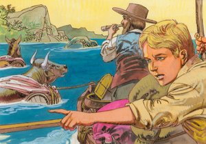 Ilustración para Robinson Suizo de English School