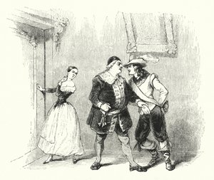 Ilustración de El barbero de Sevilla de Rossini de English School