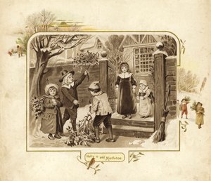 Ilustración para La llegada de Papá Noel de English School