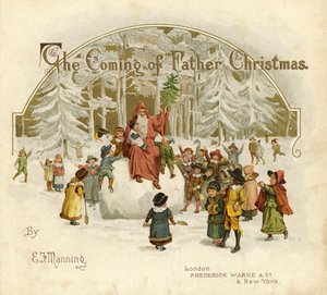 Ilustración para La Llegada de Papá Noel de English School