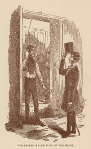 Ilustración para La historia de Pendennis de Thackeray (litografía) de English School