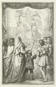 Ilustración para El progreso del peregrino de John Bunyan de English School