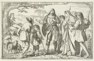 Ilustración para El progreso del peregrino de John Bunyan