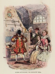 Ilustración para The Virginians de Thackeray (litografía) de English School